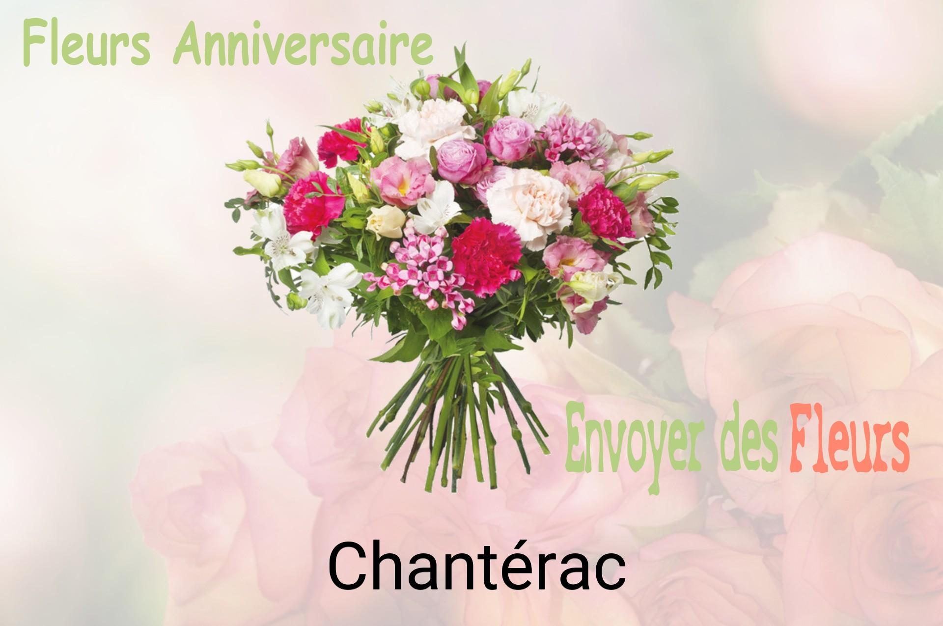 Bouquet de fleurs d’anniversaire livré à Chantérac